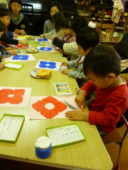 パピー　おえかきして完成！！