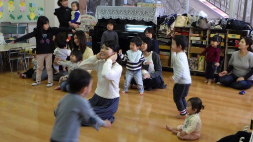 パピー　みんなで踊りました