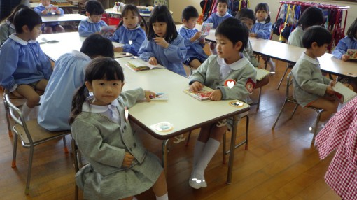 「今日は身長と体重を計ります」